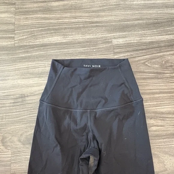 Tavi Noir HIGH WAISTED 7/8 TIGHTS YGA PANTS BLACK XS - Picture 4 of 7